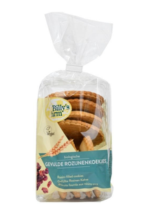 Billy's Farm Biologisch Gevulde Rozijnenkoeken 200GR