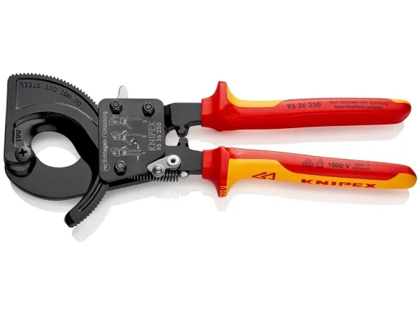 KNIPEX - Kabelskærer - lakeret sort