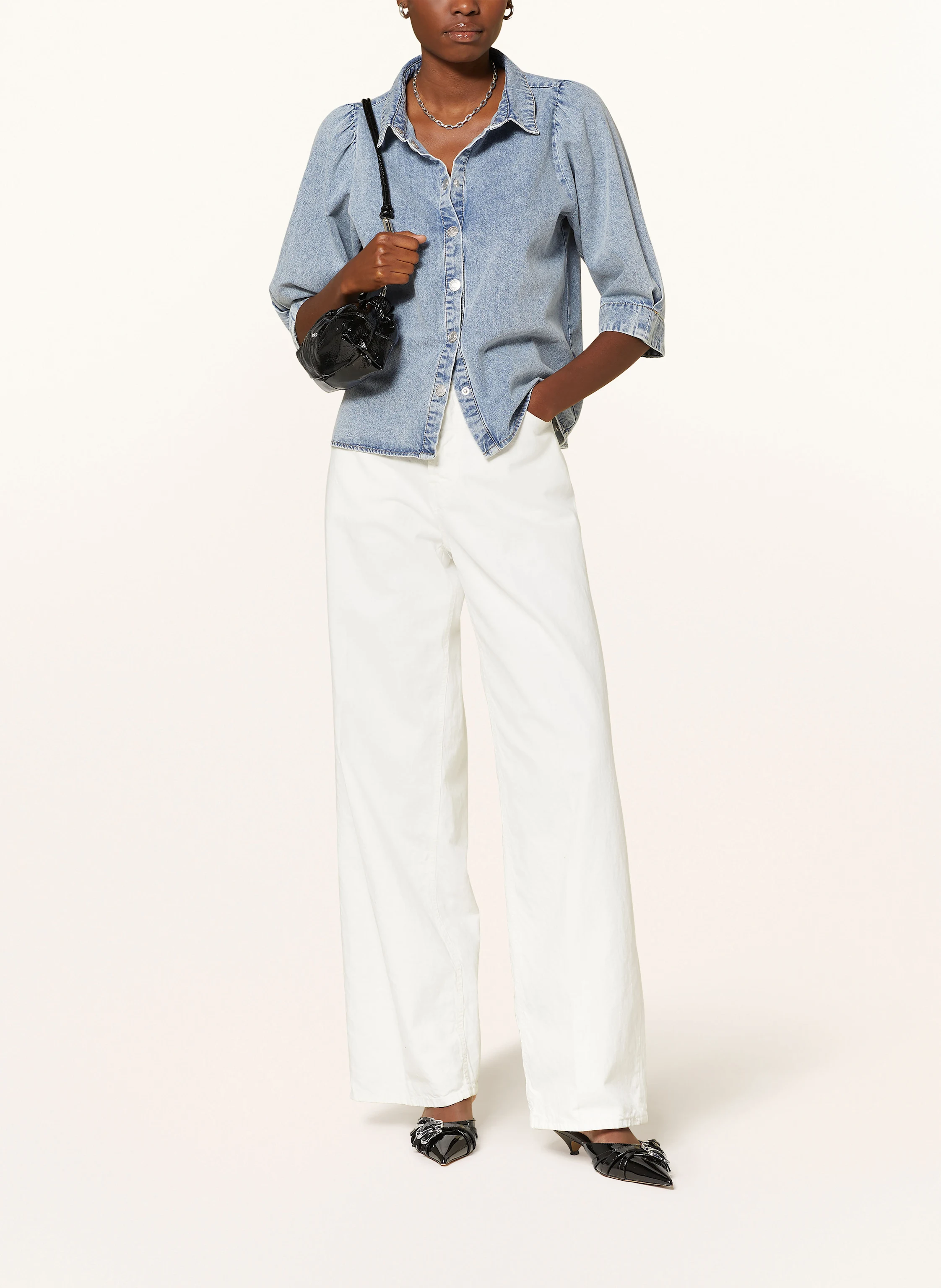 lollys laundry Jeansbluse BONOLL