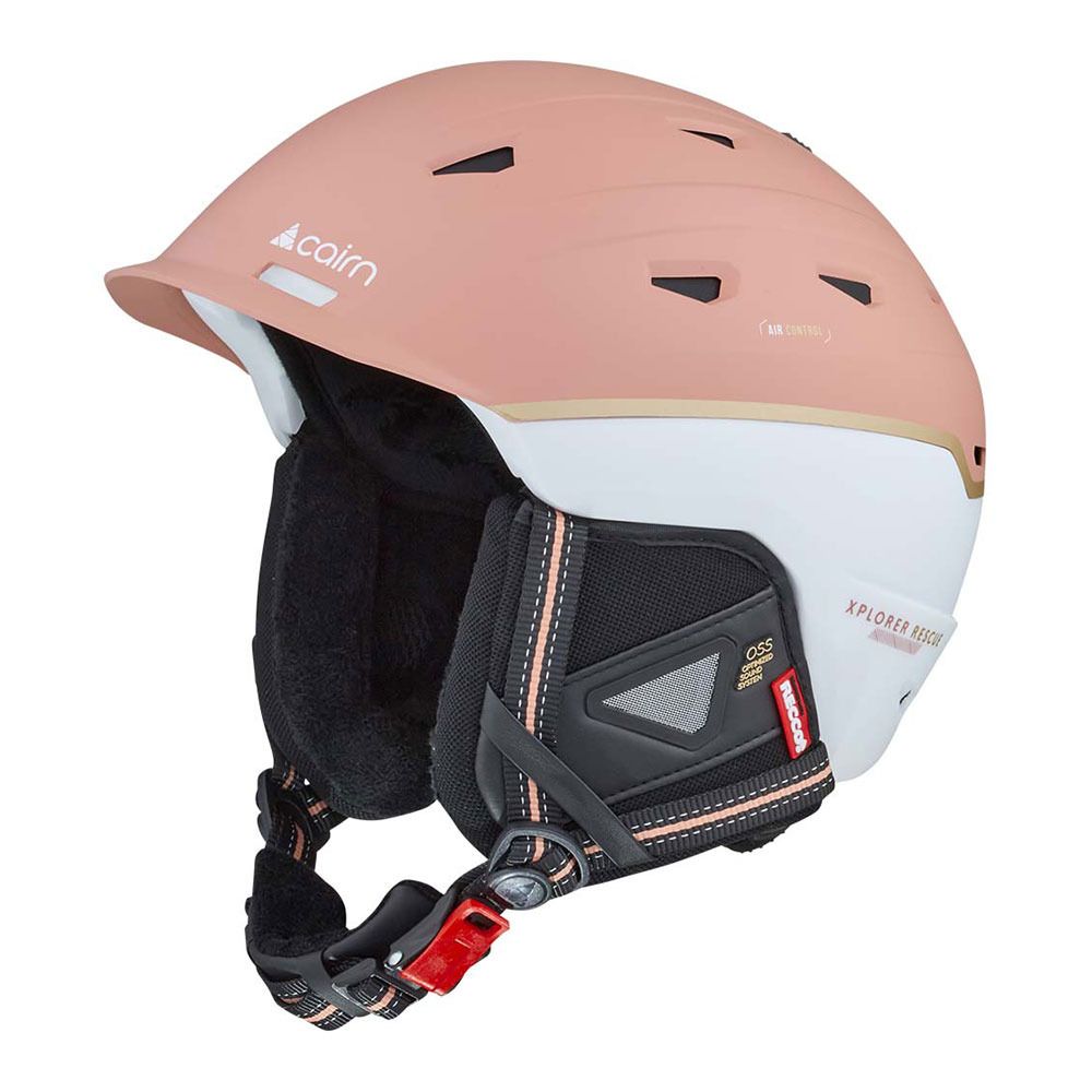 Cairn XPLORER RESCUE - Casque ski Femme mat peach champagne