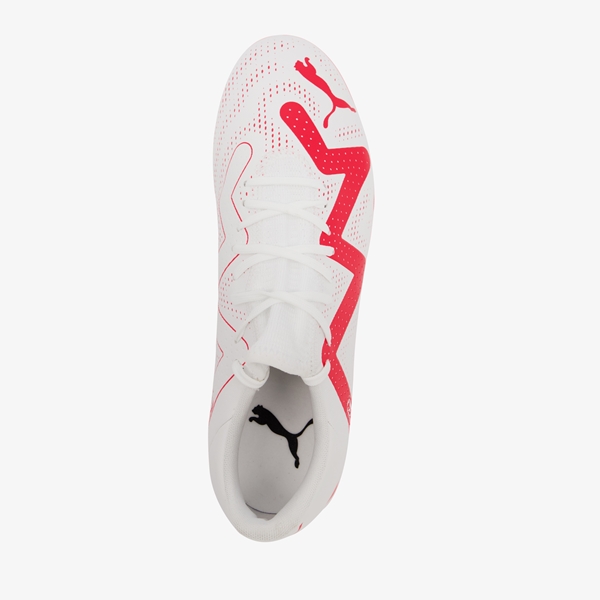Puma Future Play FG/AG voetbalschoenen wit/rood