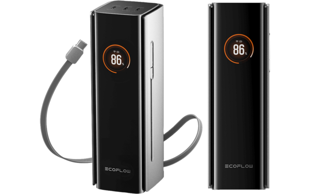 EcoFlow Rapid Pro Powerbank USB-C Schnellladegerät / App & LCD-Display