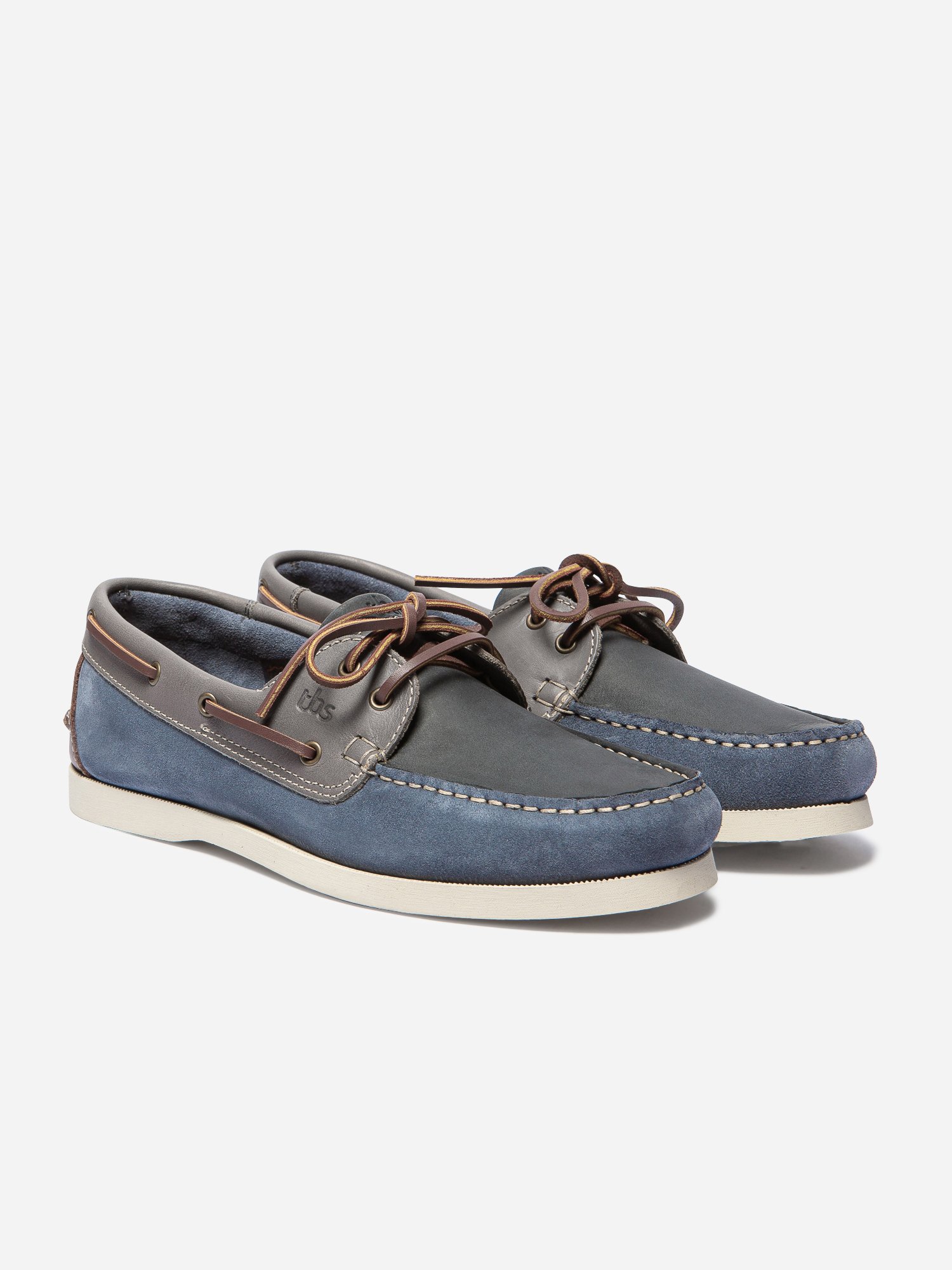 Chaussures Bateau Homme Cuir Velours Bleu