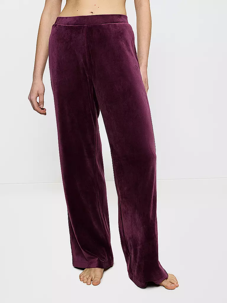TRIUMPH Loungewear Hose  dunkelrot