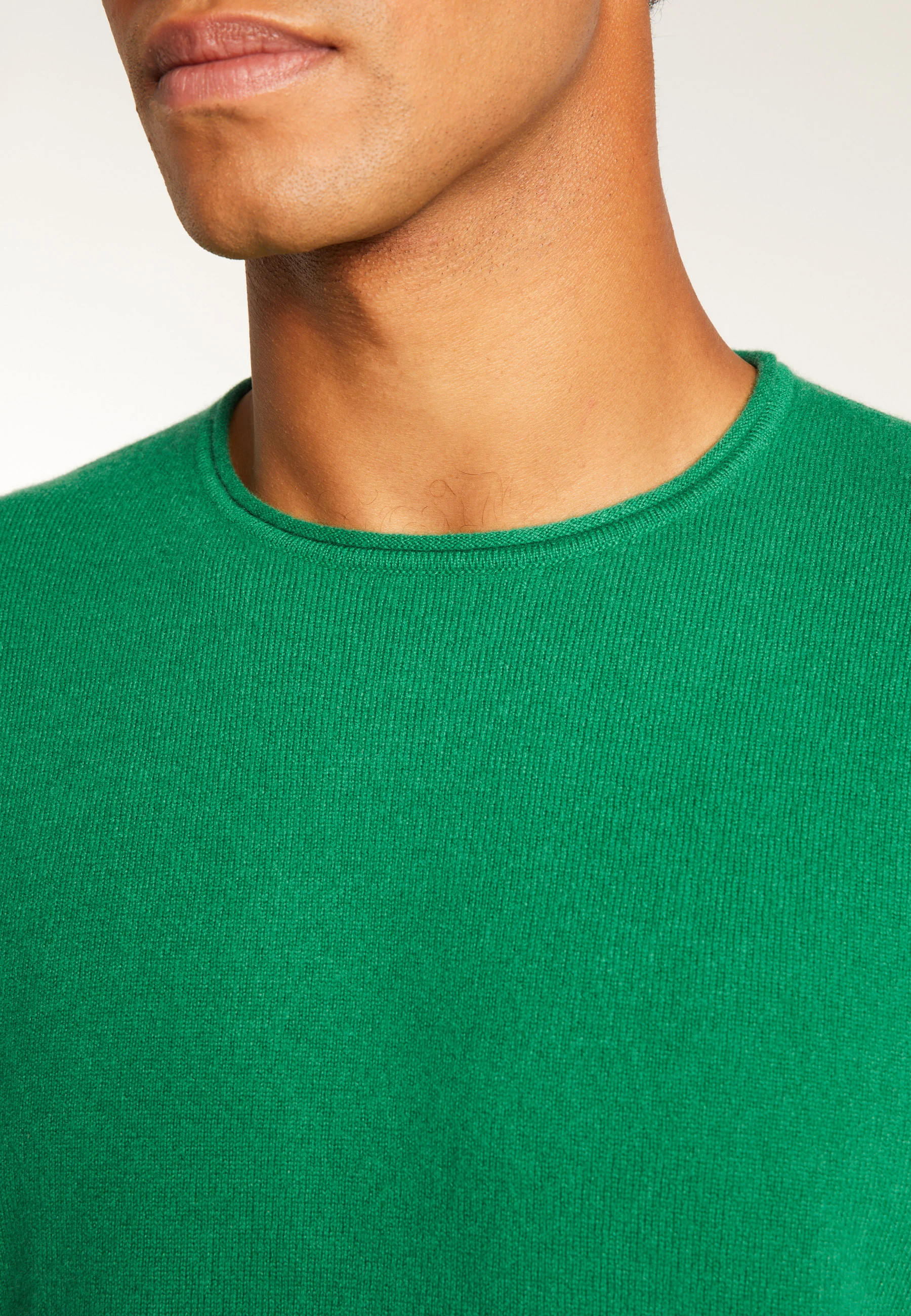 ERNESTOAH24 - Pull cachemire col rond | Vert