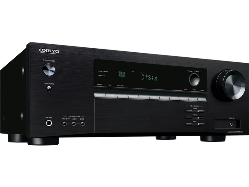 Onkyo AV-Receiver TX-NR5100 Schwarz 7.2 Kanal Surround 3D Receiver