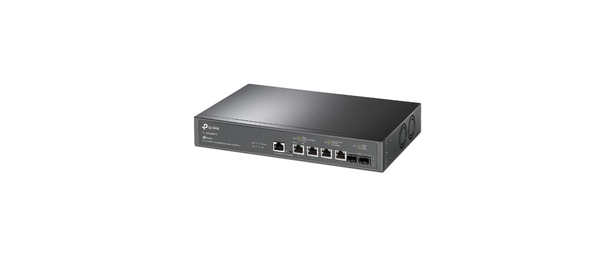 PoE++ Switch L2+ Switch 6 x 10G Ports SX3206HPP 6 Port<br>Omada 6-Port 10GE L2+ Managed Switch mit 4-Port PoE++