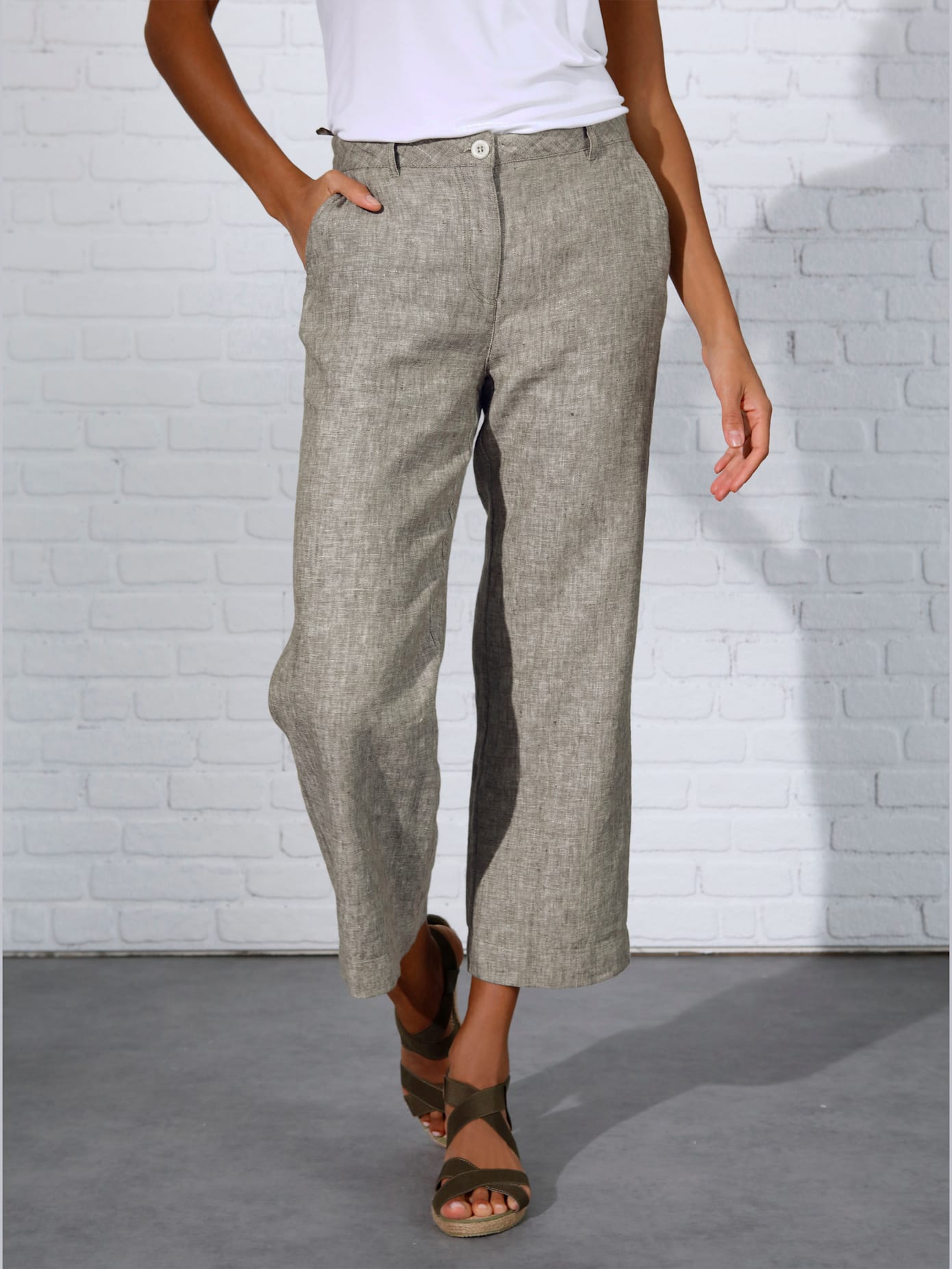 Pantalon lin pur lin
