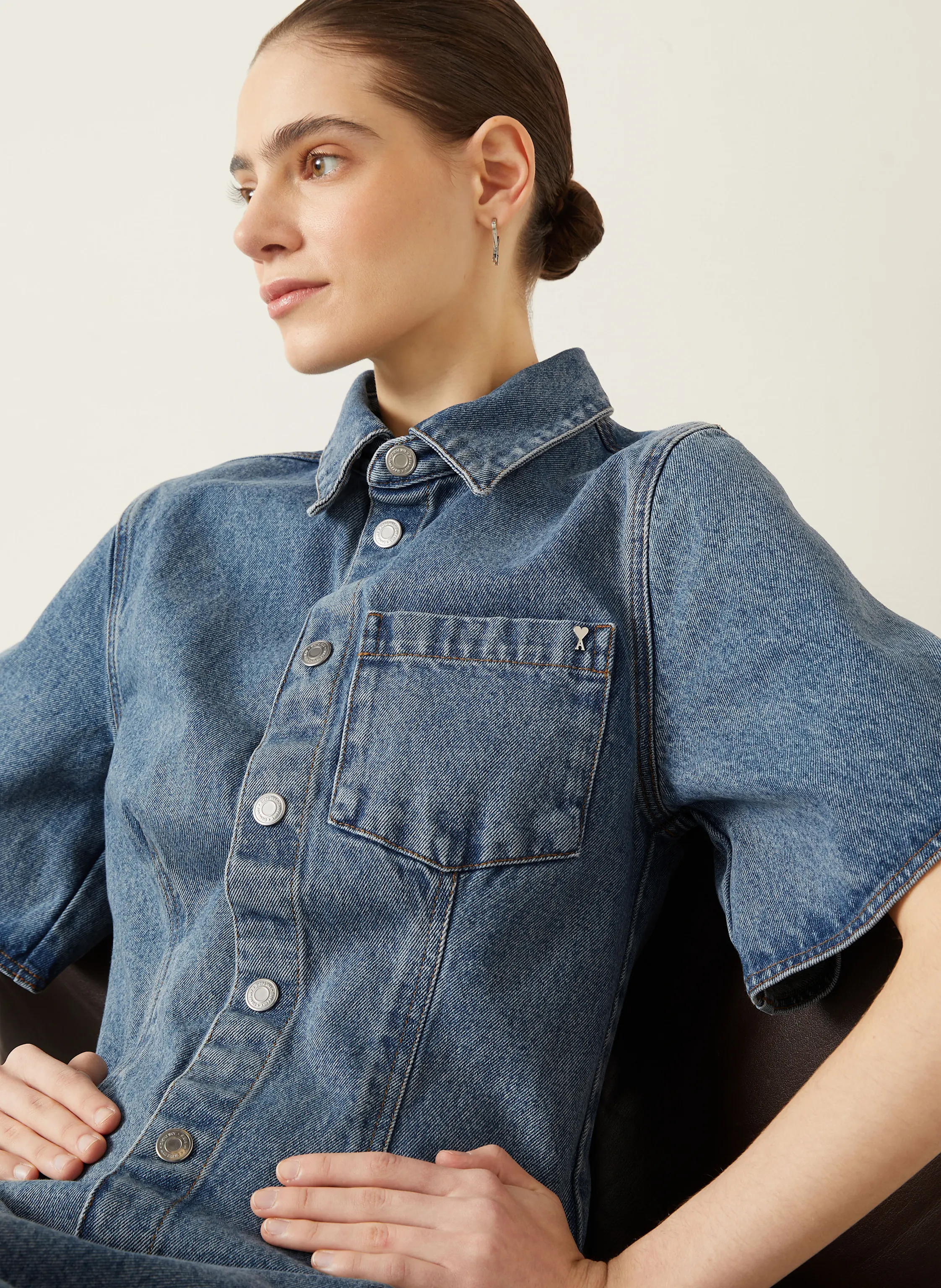 AMI PARIS Jeanskleid