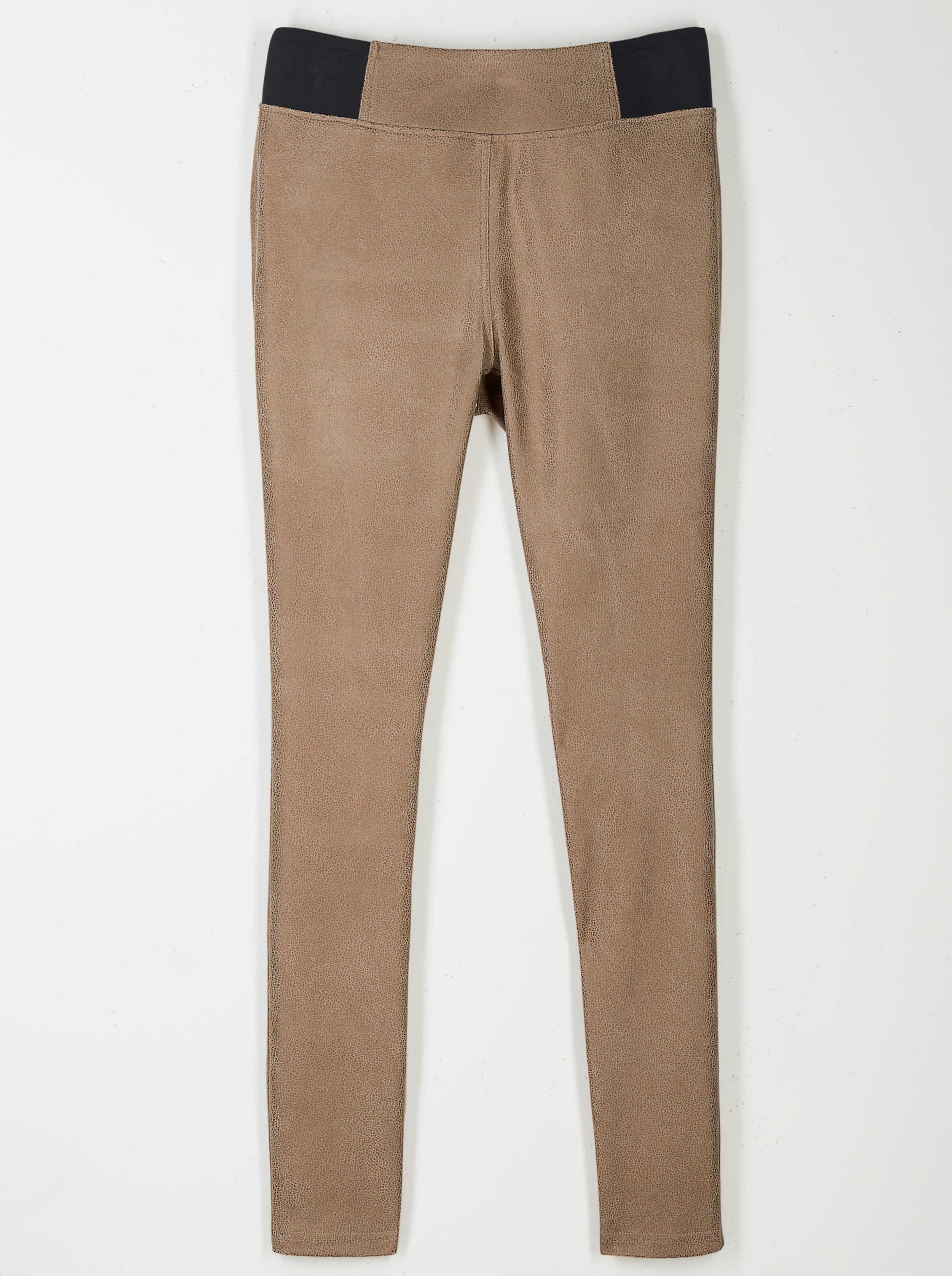 Leggings aus Leder-Imitat
