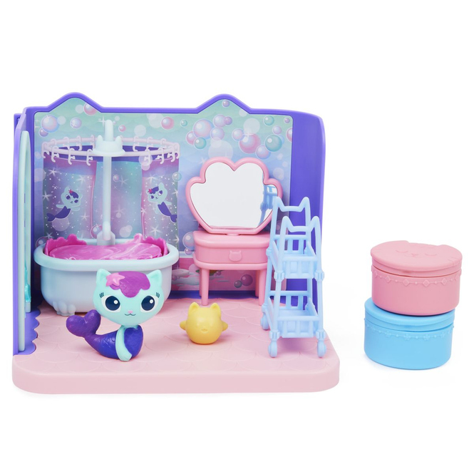 Gabby's Dollhouse - Deluxe-Raum - Badezimmer mit MerCat-Figur