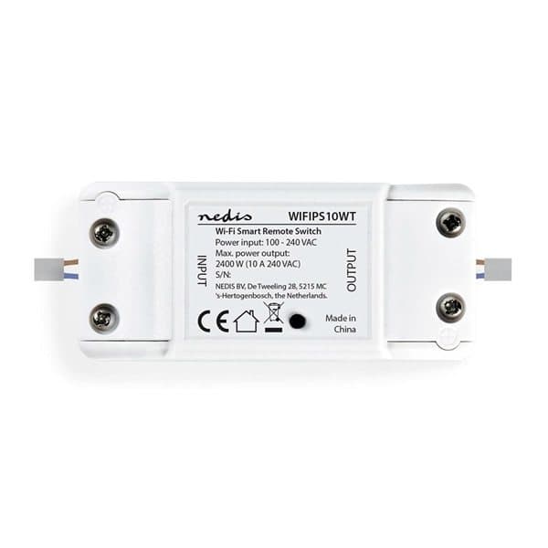 Nedis Smart strømafbryder med Wi-Fi 10A