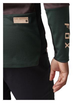 Maillot Manches Longues Femme Fox Defend Marron