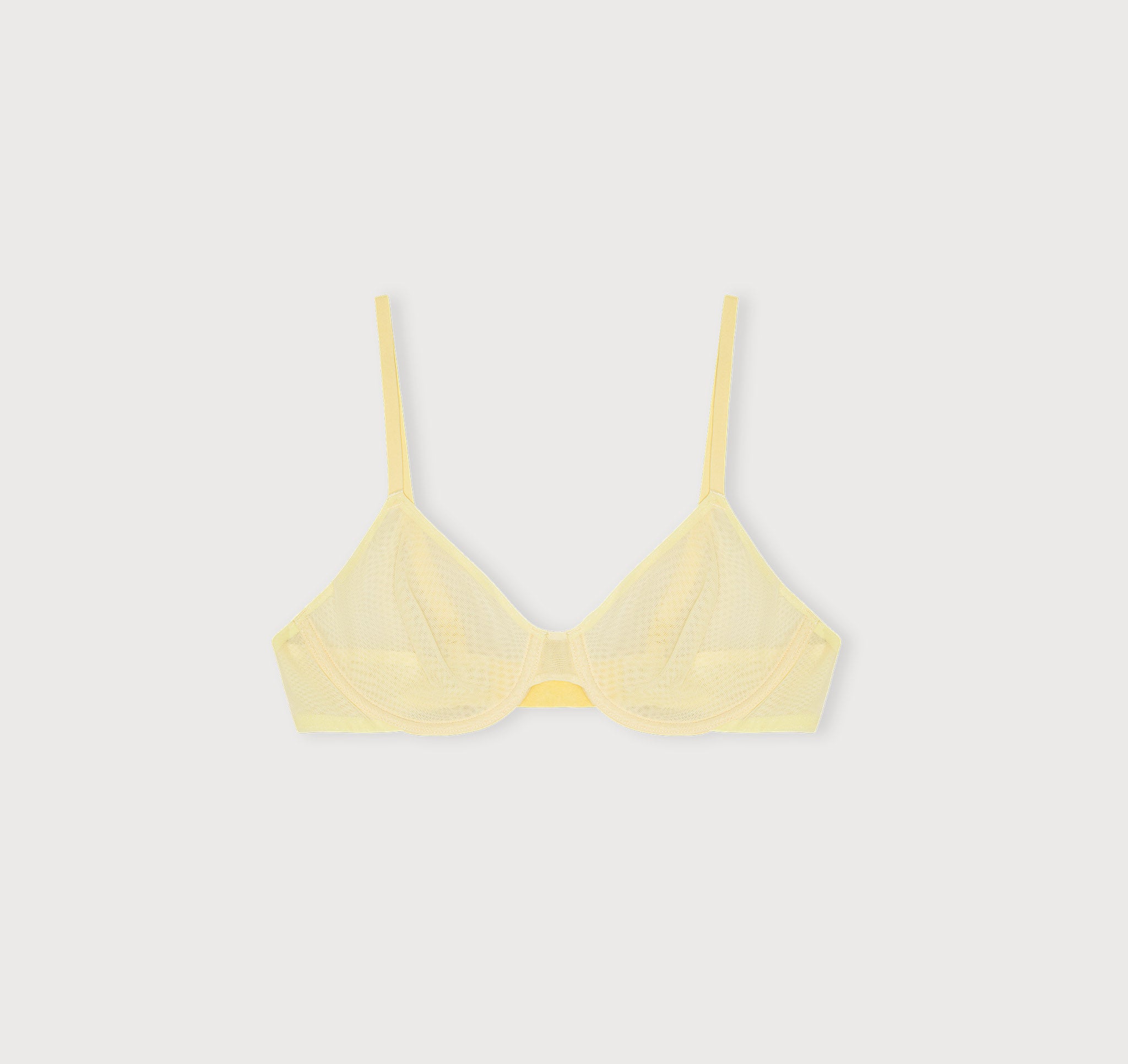 RECYCLED NYLON<br>Mesh Unlined Demi Bra