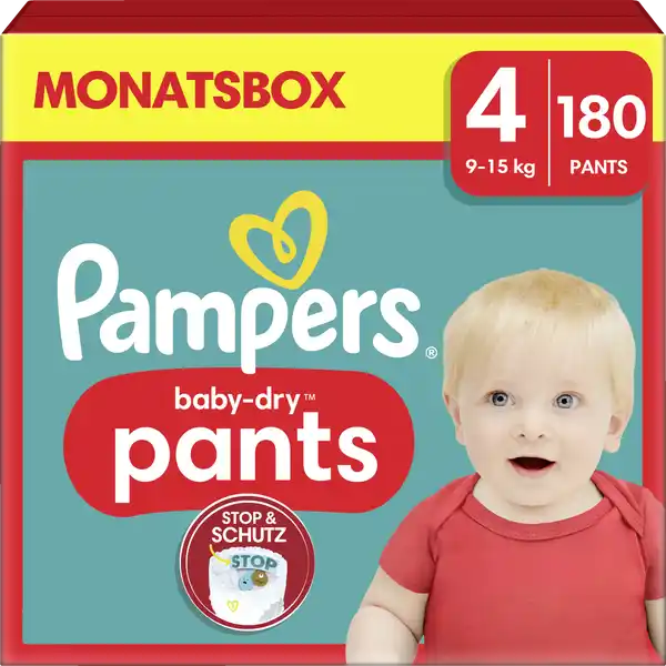 Baby Dry Pants Gr. 4 (9-15kg) Monatsbox