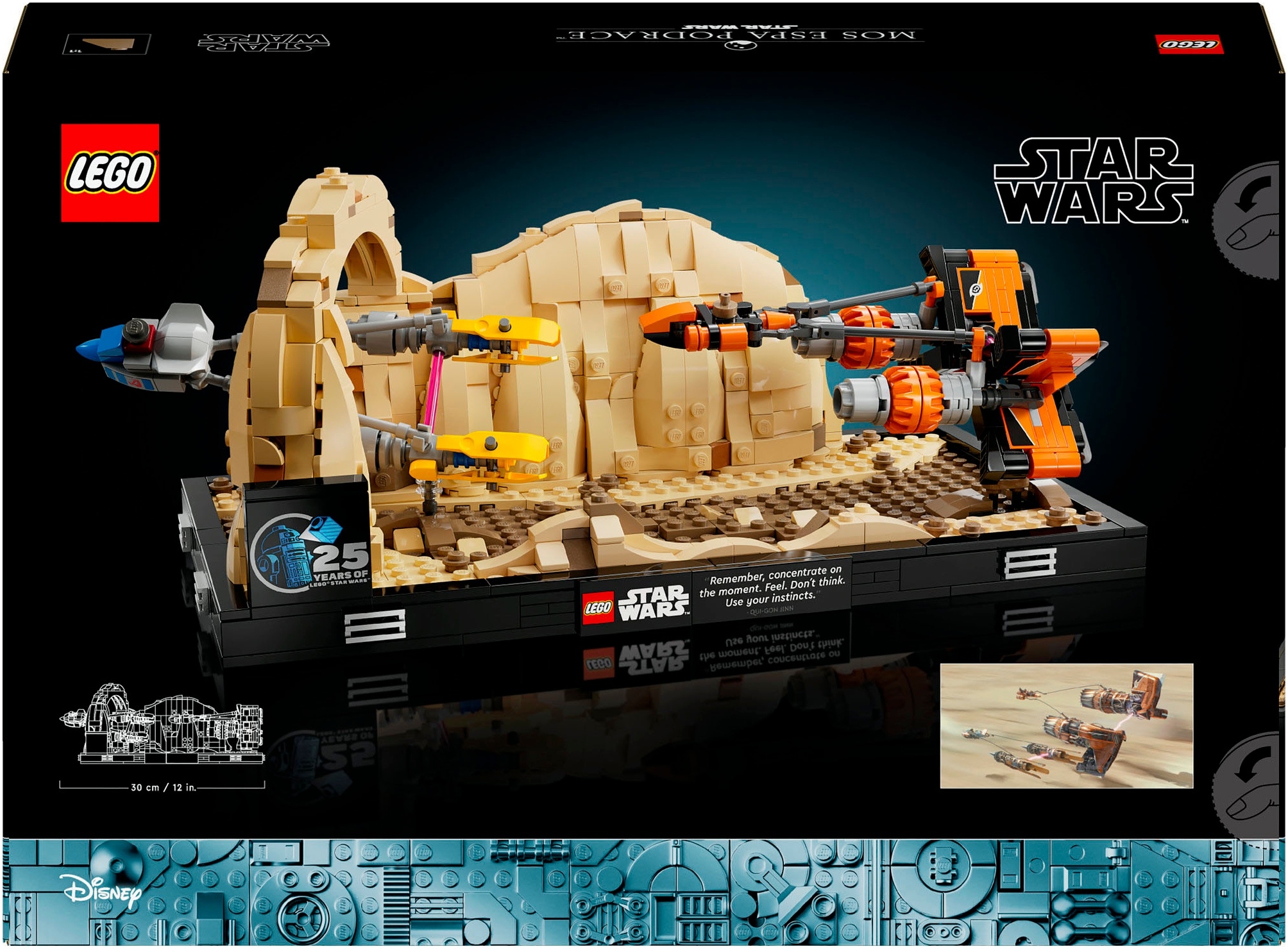 LEGO® Konstruktionsspielsteine »Podrennen in Mos Espa – Diorama (75380), LEGO Star Wars ™«