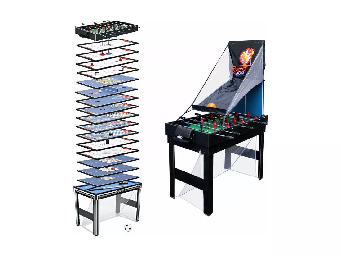 Table multi-jeux 20 en 1 - HAPPY GARDEN