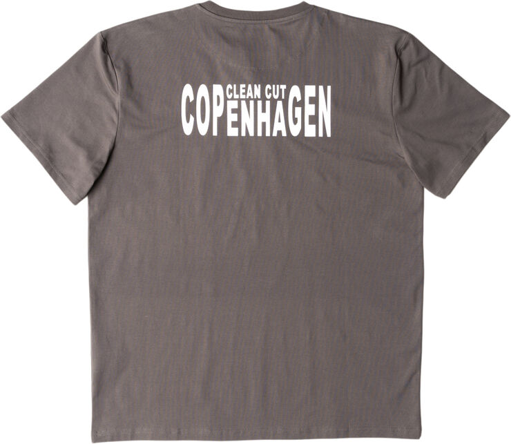 Clean Cut Copenhagen Clean organic T-shirt Dark brown