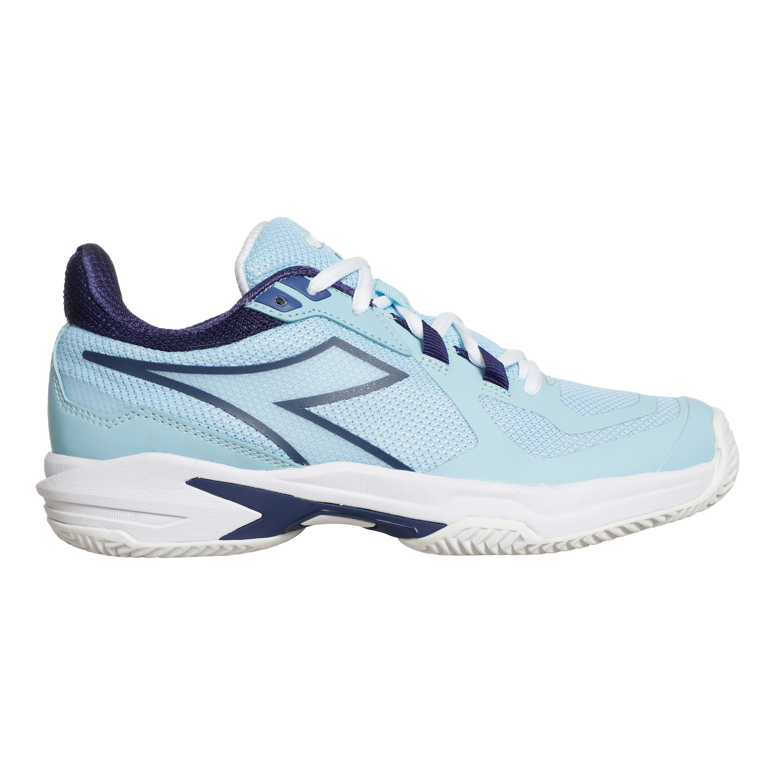 Diadora Trofeo 2 Chaussure Terre Battue Femmes - Bleu Clair , Bleu Foncé