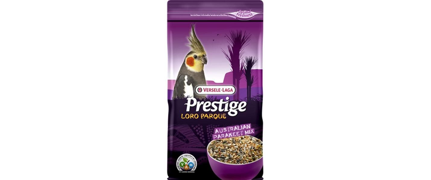 Ziervogelfutter Prestige Loro Parque Mix, 1 kgAngereicherte Samenmischung für Australische Grosssittiche