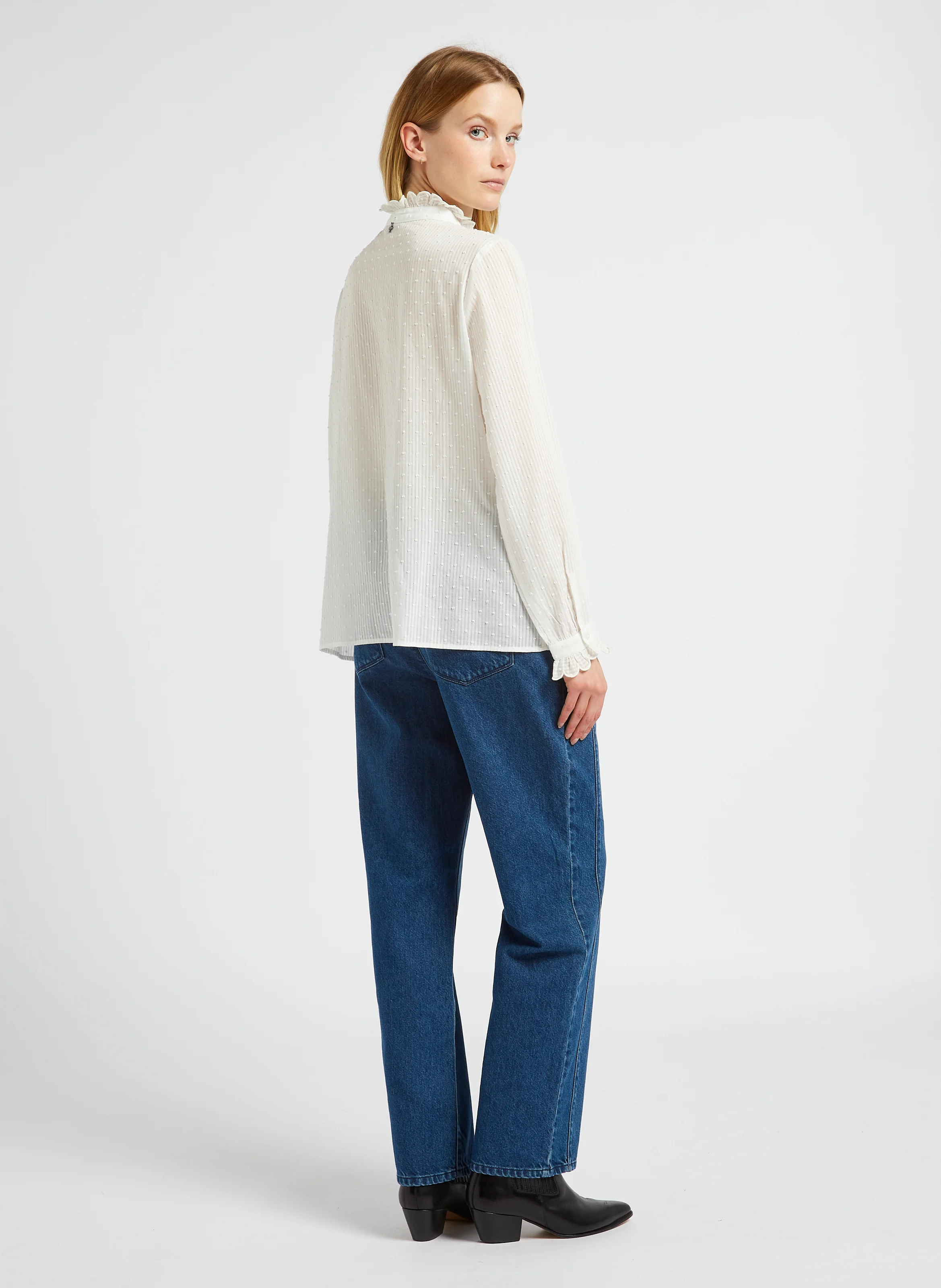 ALMA - Ceinture tressée en cuir poulain | Marron