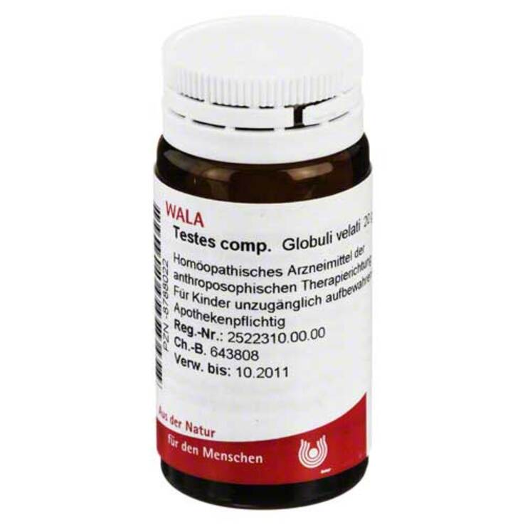 Testes comp. Globuli, 20 g