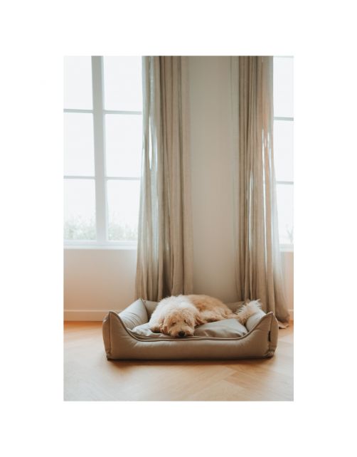 Maxxnobel Ultra Orthopedische Sofa Lederlook Beige - Hondenbank