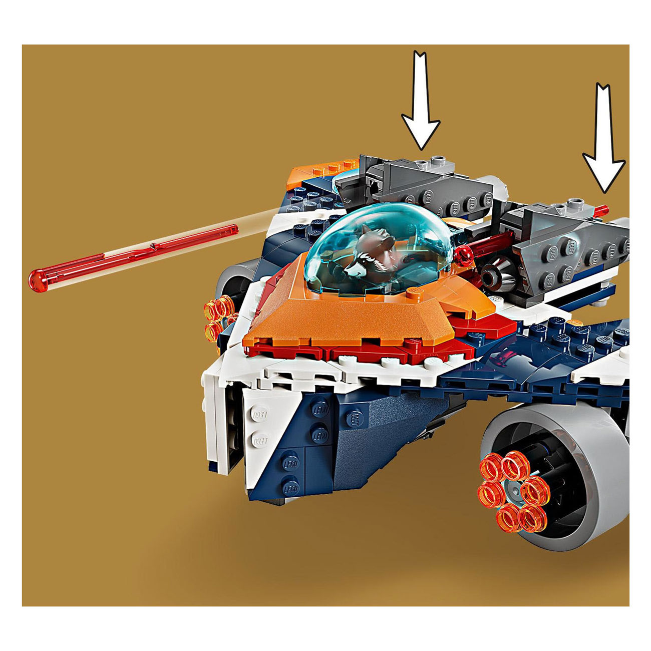 LEGO Super Heroes 76278 Rockets Warbird vs. Ronan