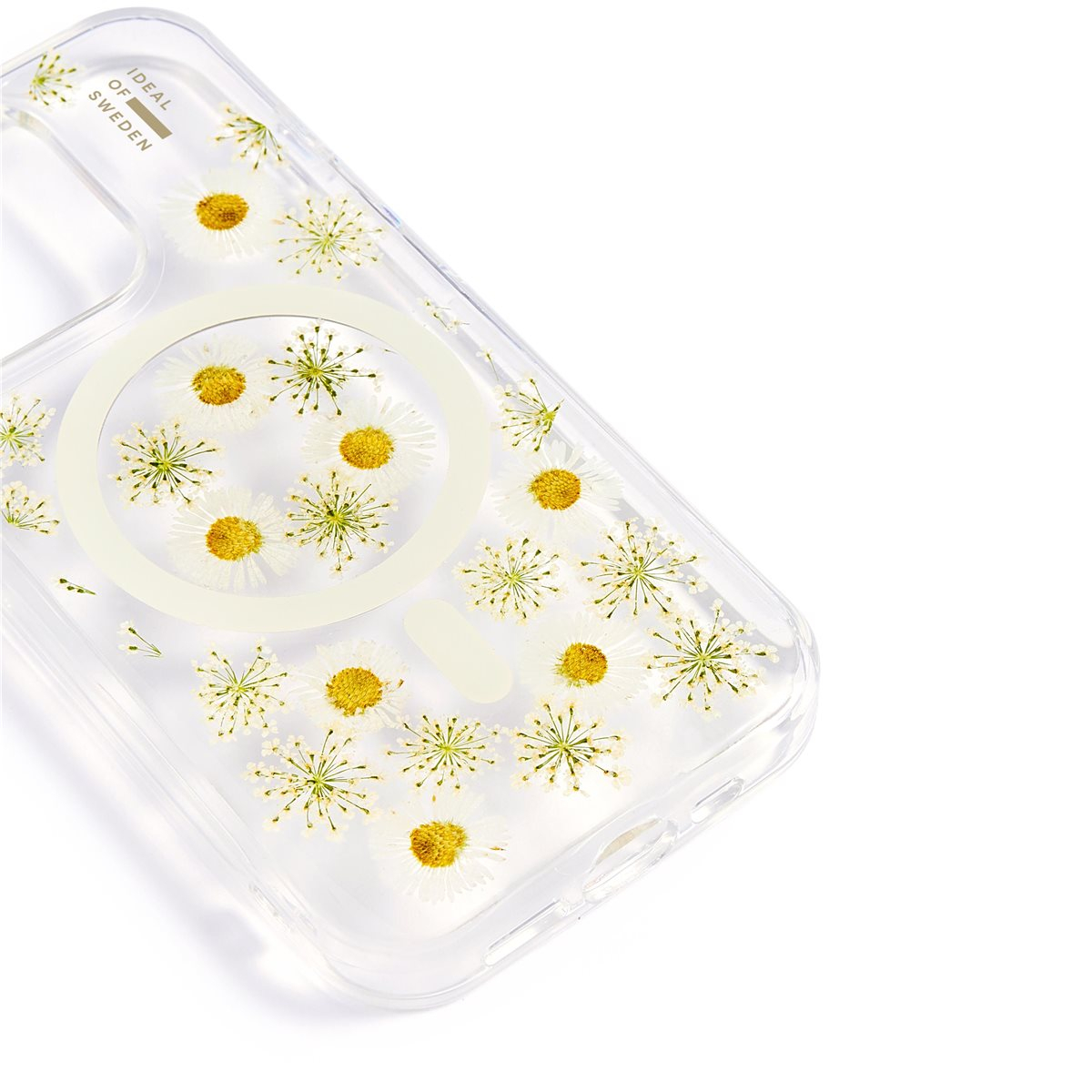 iPhone 15 Pro MagSafe Hardcase Hülle Clear Case Recycled (IDCLCMS-I2361P-543) - Daisy Bloom