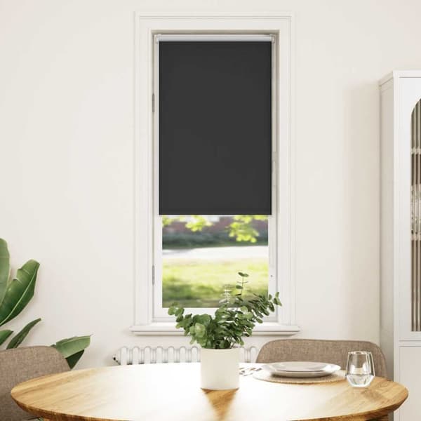 vidaXL Rullegardin lystette 40x130 cm stoff bredde 35,7 cm polyester