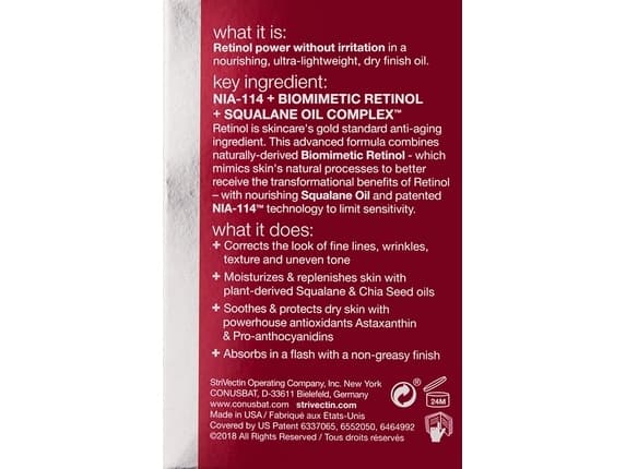 StriVectin Advanced Retinol S.T.A.R. Light Retinol Night Oil 30 ml