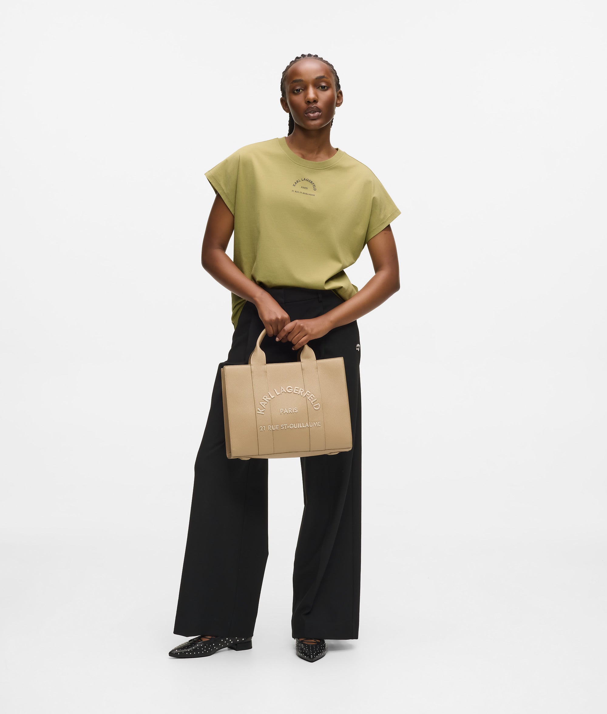 Rue St-Guillaume T-shirt met glitter