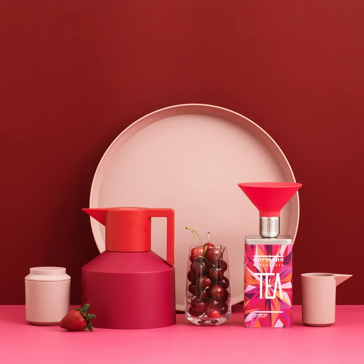 Normann Copenhagen - Geo Thermoskanne, schwarz / grau