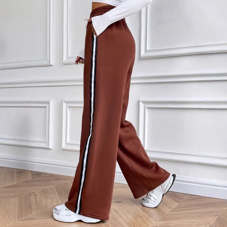 blossomgal - Kleurblok-joggingbroek met trekkoord in de taille