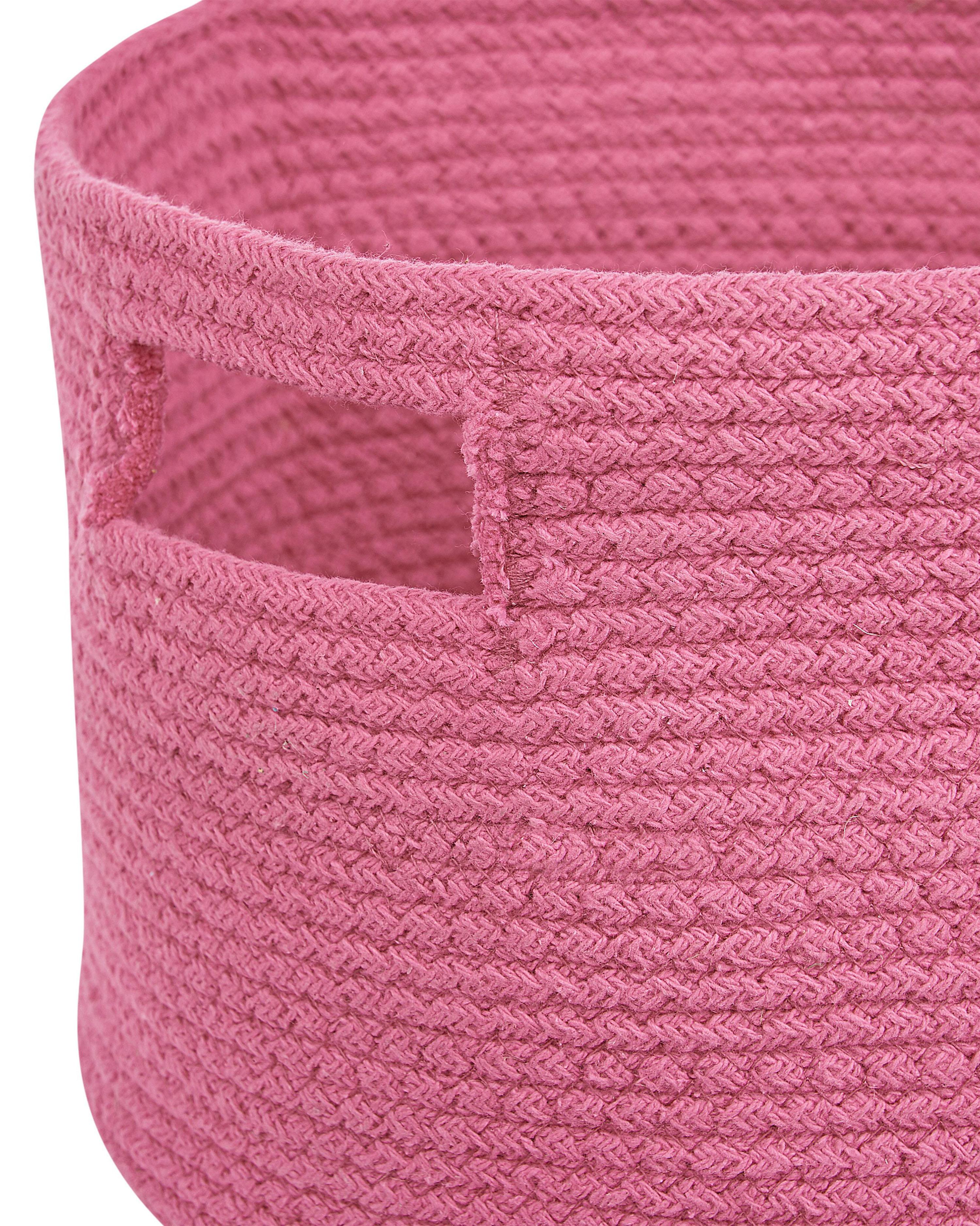 Set van 2 manden CHINIOT Katoen Fuchsia