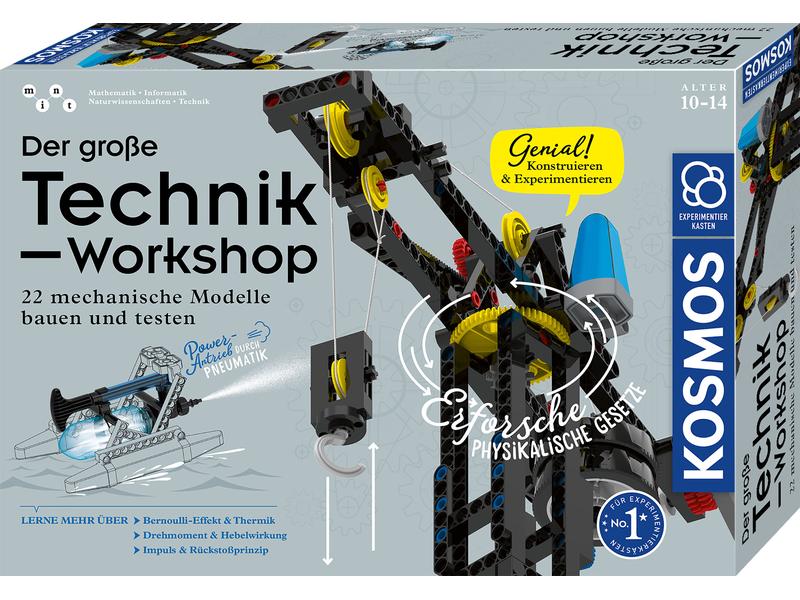 Kosmos Experimentierkasten Der grosse Technik-Workshop Konstruieren und Experimentieren