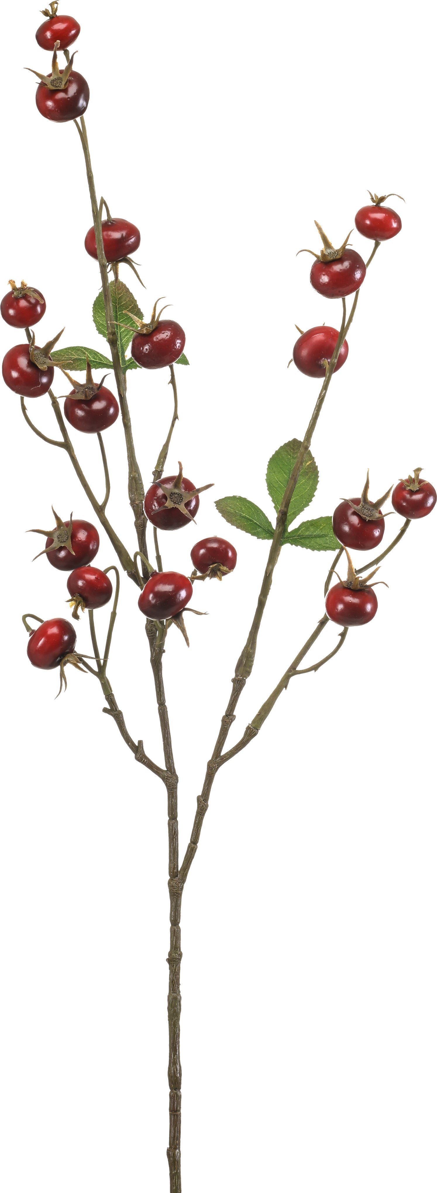 Emerald kunstbloem Rozenbottel rood 78 cm
