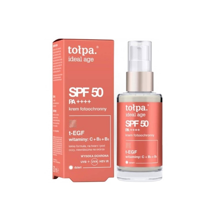 Tołpa Ideal Age SPF50 Lichtschützende Gesichtscreme 30 ml