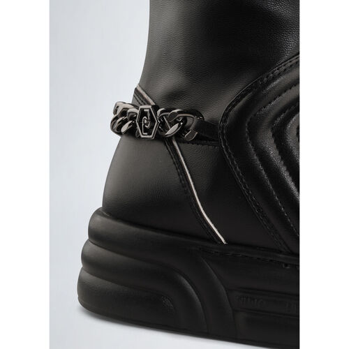 Liu Jo - Botas altas negras con cadena Negro