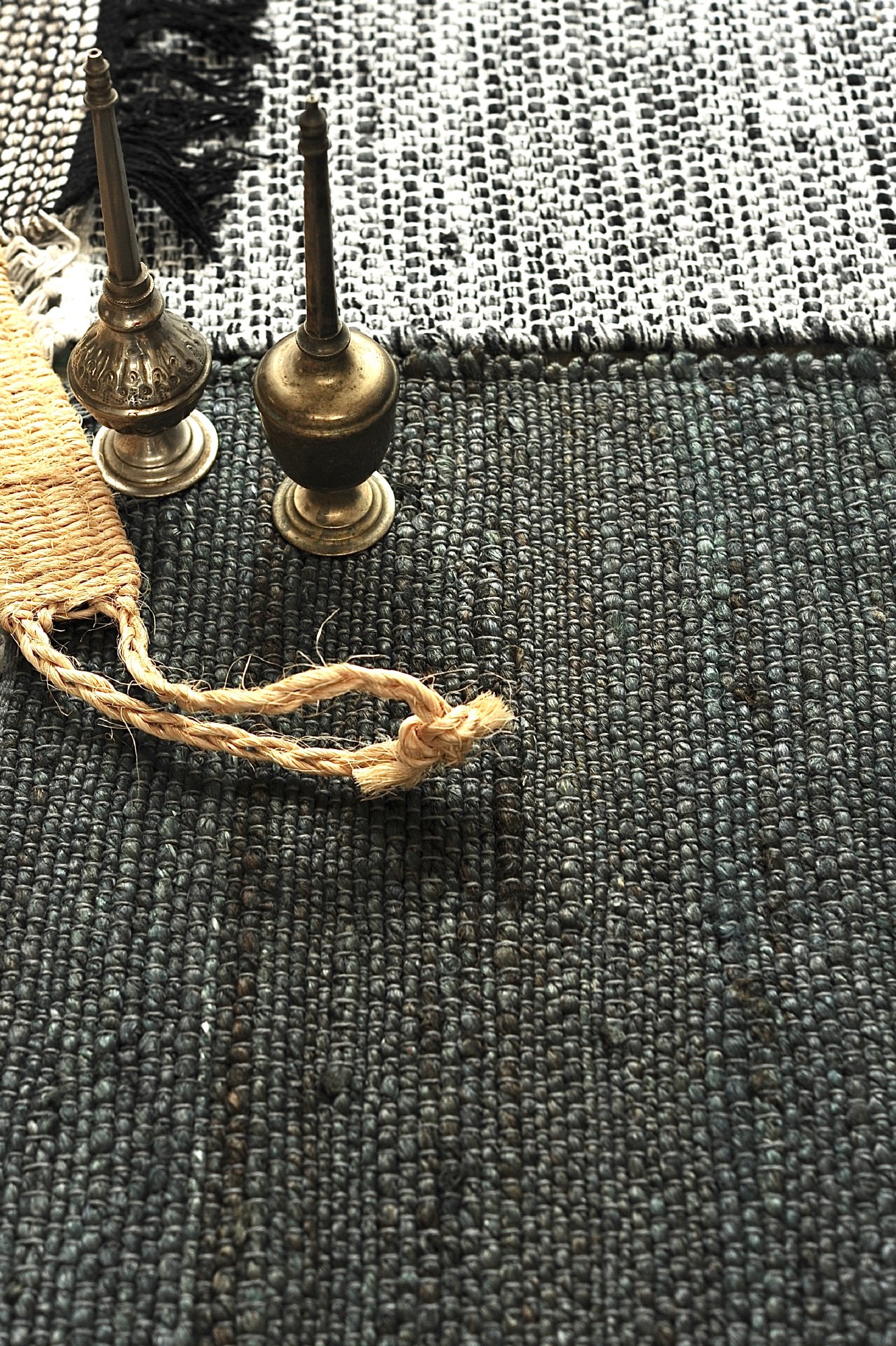 Mini-Rug 'Saba', grau, T 60 cm, B 90 cm von fischer's lagerhaus