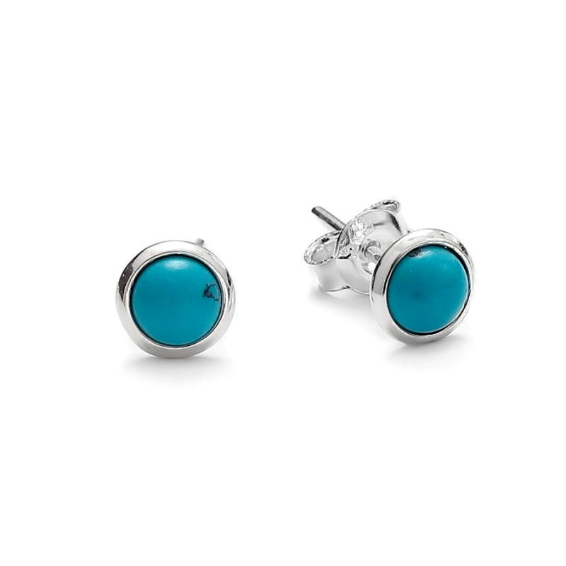Puces d'oreilles Turquoise