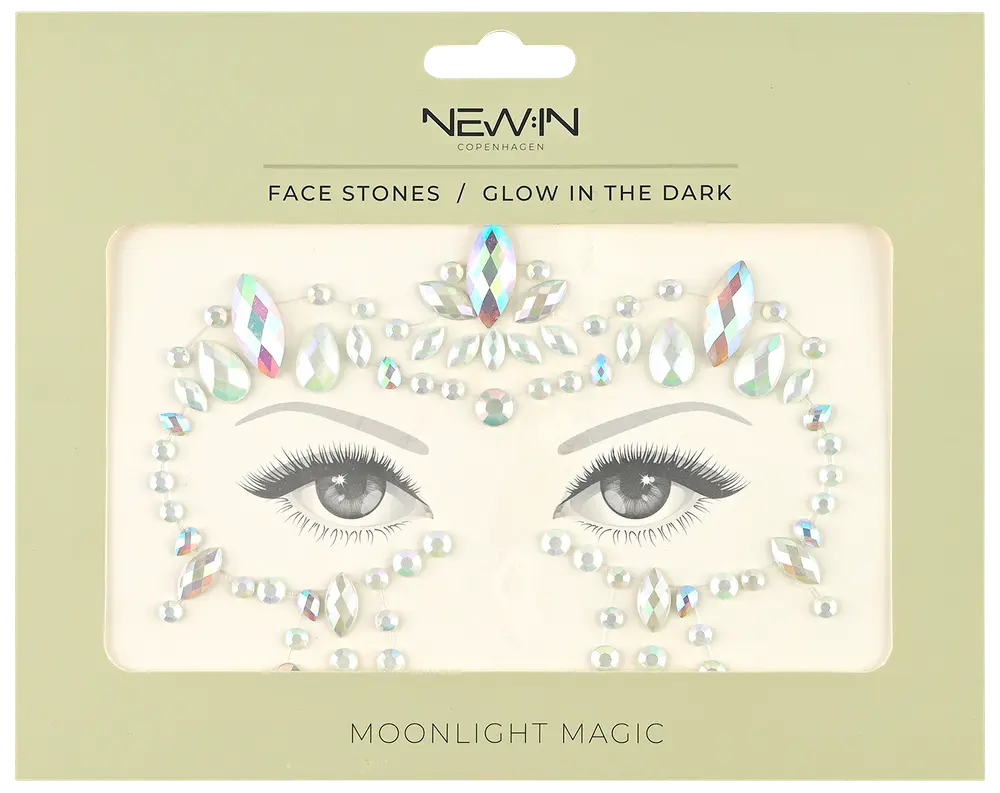 NEW:IN Facestone Glow in the dark assorteret