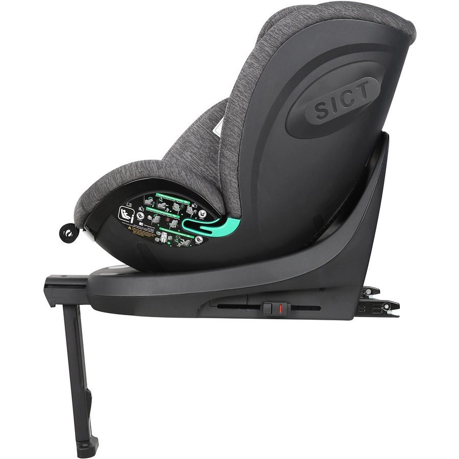 babyGO Reboarder i-Size Prime 360 grey