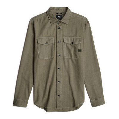Chemise à manches longues homme Marine VERT G-STAR