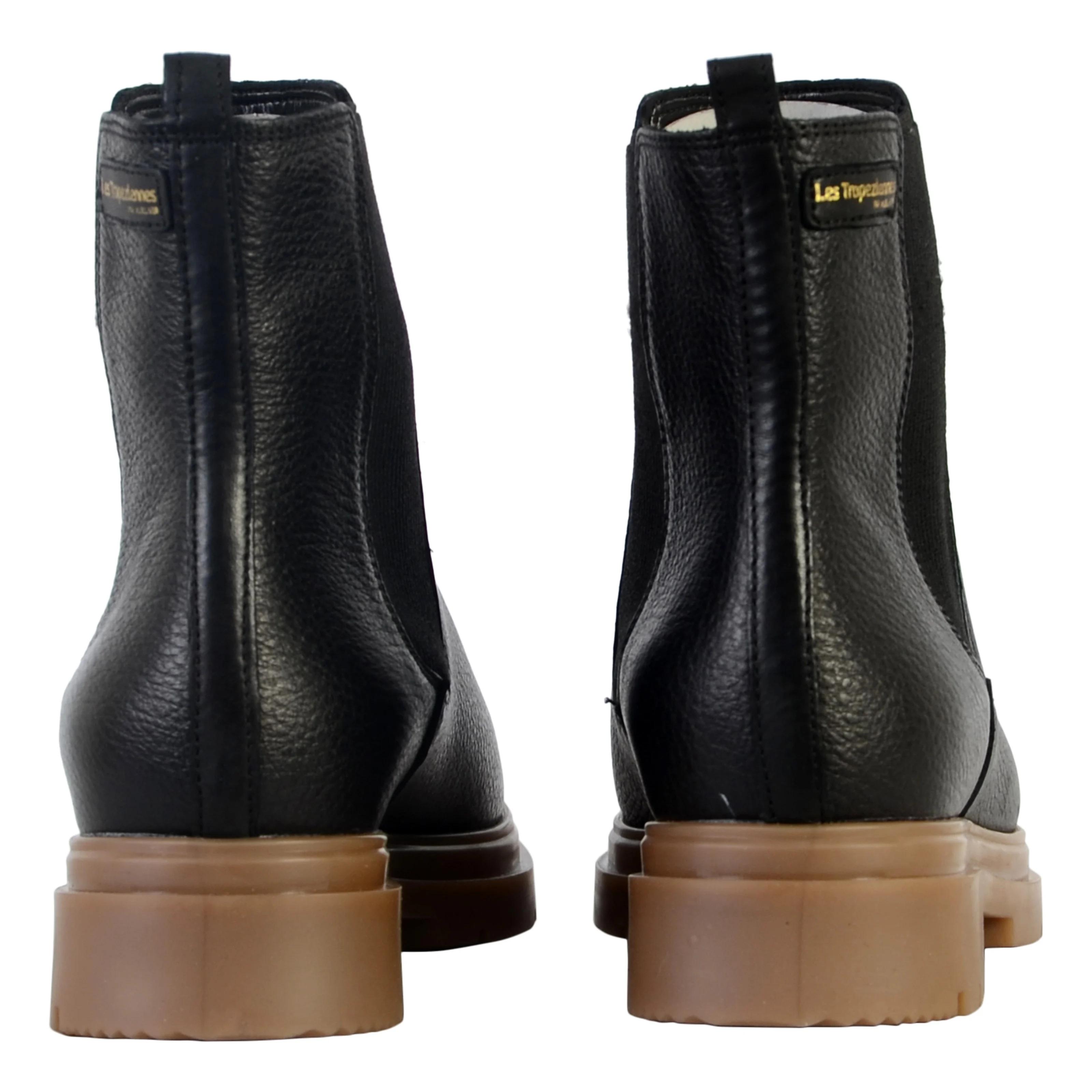 Bottines en cuir Selma | Noir
