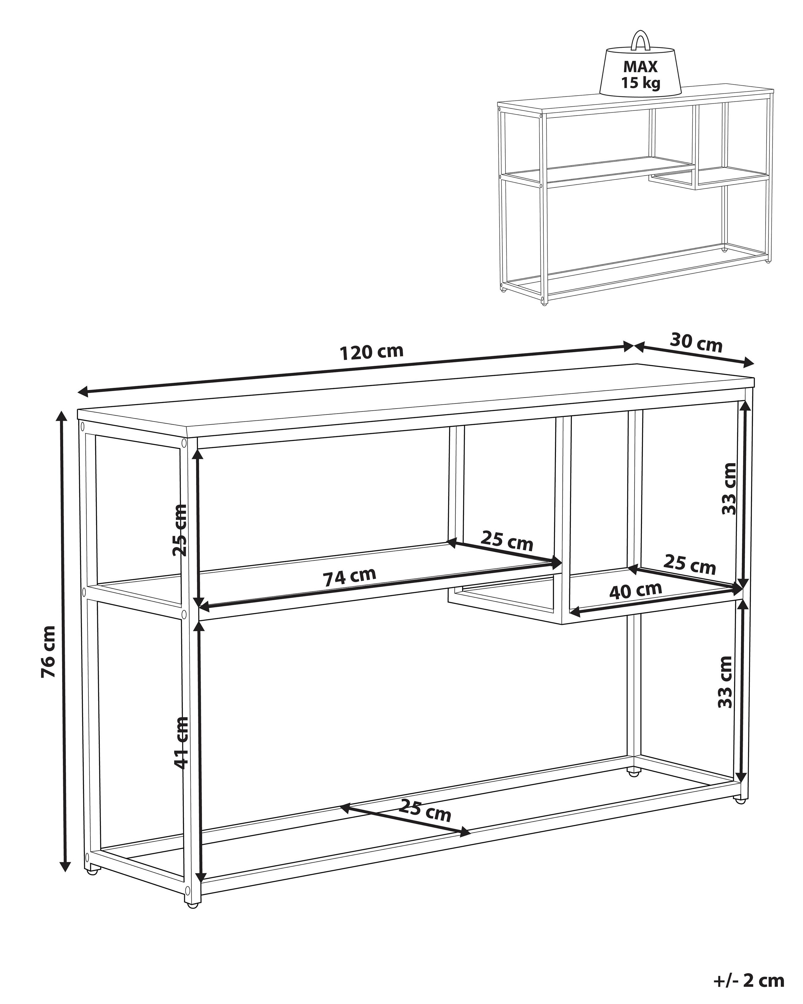 Sidetable BELMONT Bruin