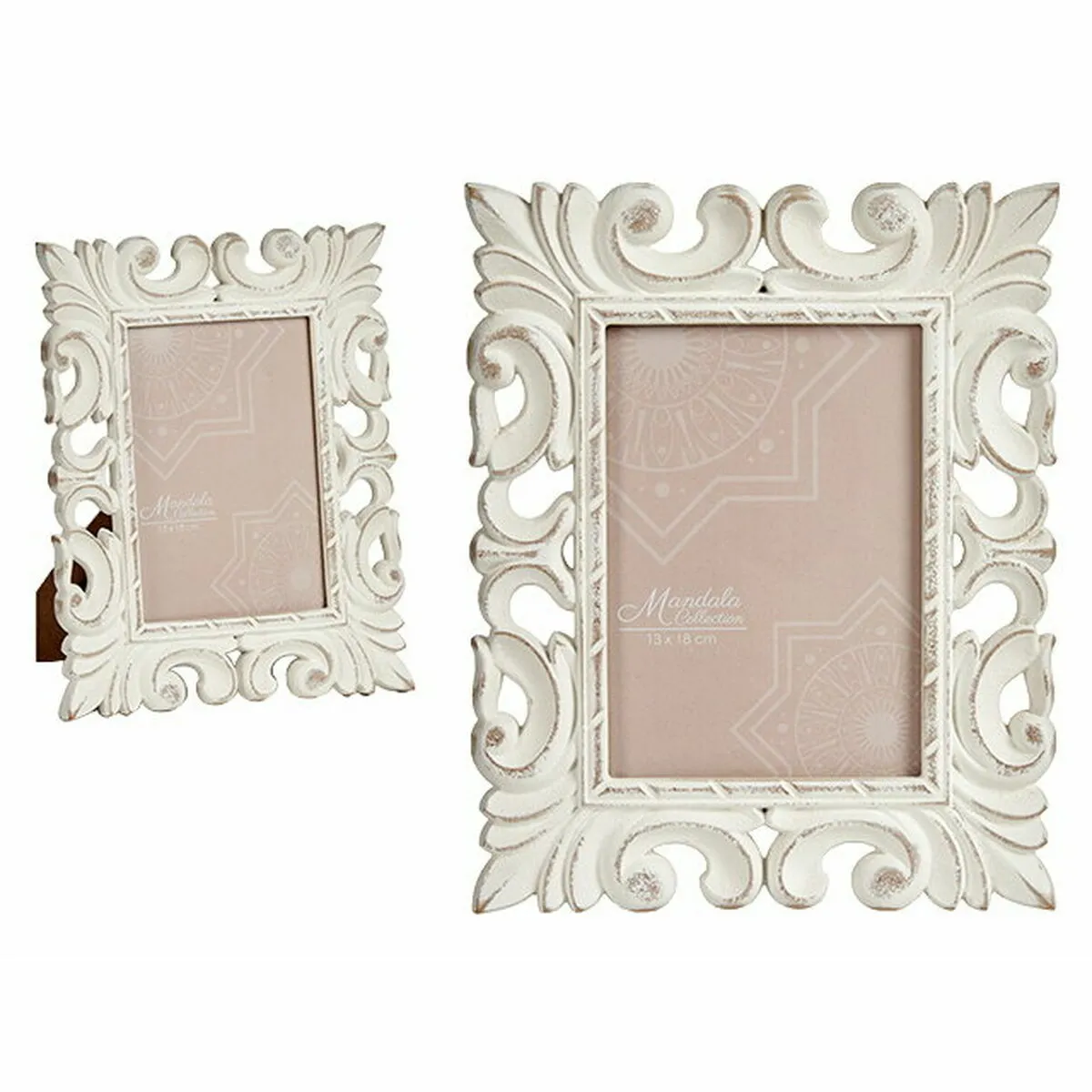 Gift Decor Cadre photo - Bois MDF Blanc