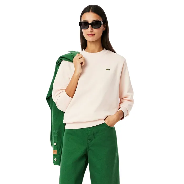 Lacoste Colorblock Fleece Crew Sweater Dames