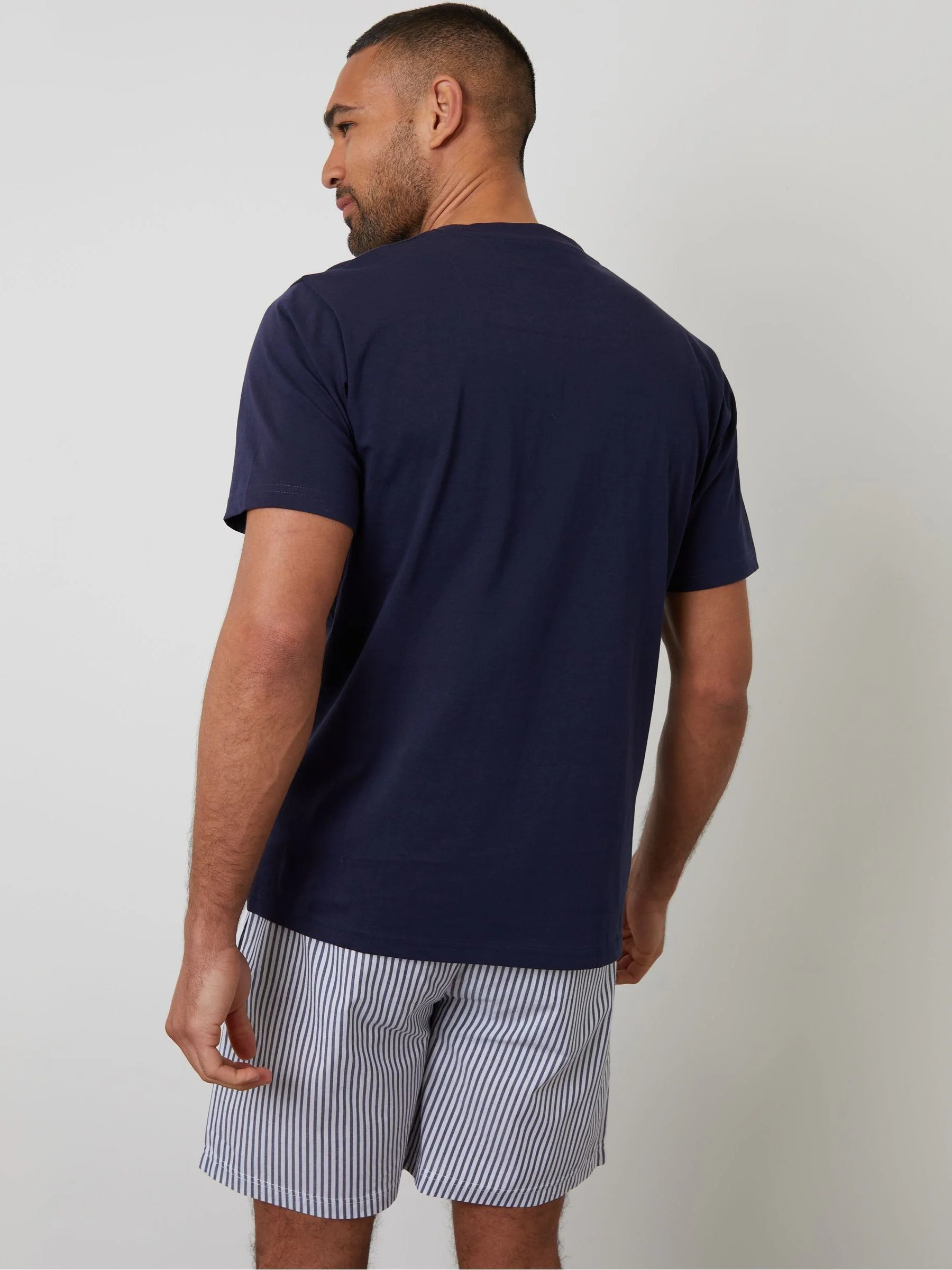 Threadbare Stripe Short Sleeve Pyjamas Set 2 Pack
