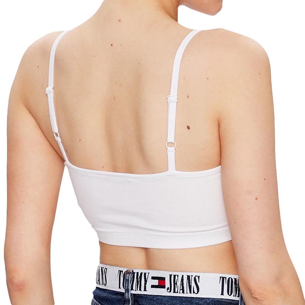 Tommy Hilfiger Top Court Blanc Femme Tommy Jeans Archive